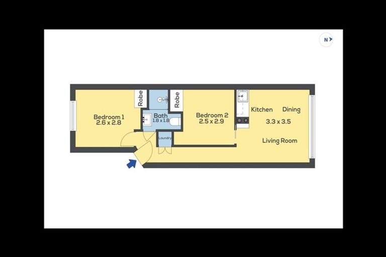 Photo of property in Harvard On Hobson Apartments, 9e/147 Hobson Street, Auckland Central, Auckland, 1010