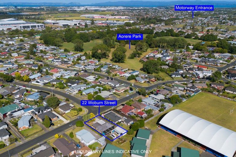 Photo of property in 22 Woburn Street, Mangere East, Auckland, 2024