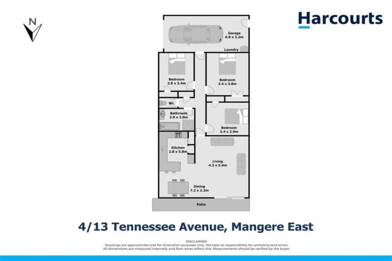 Photo of property in 4/13 Tennessee Avenue, Mangere East, Auckland, 2024