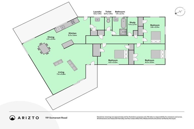 Photo of property in 119 Somerset Road, Springvale, Whanganui, 4501