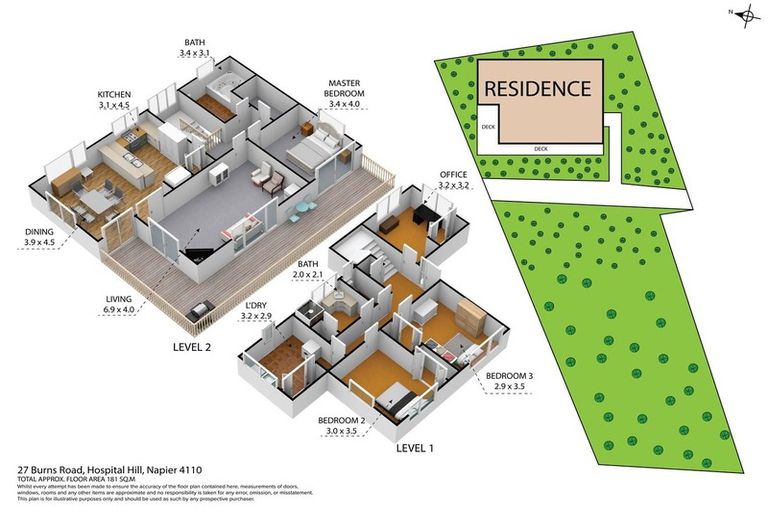 Photo of property in 27 Burns Road, Hospital Hill, Napier, 4110