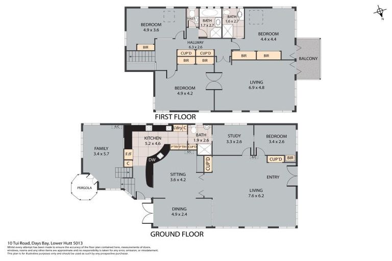 Photo of property in 10 Tui Road, Days Bay, Lower Hutt, 5013