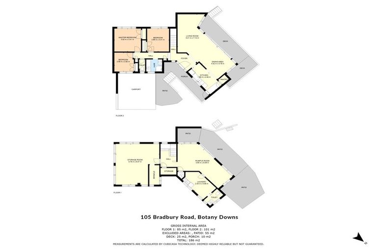 Photo of property in 105 Bradbury Road, Botany Downs, Auckland, 2010