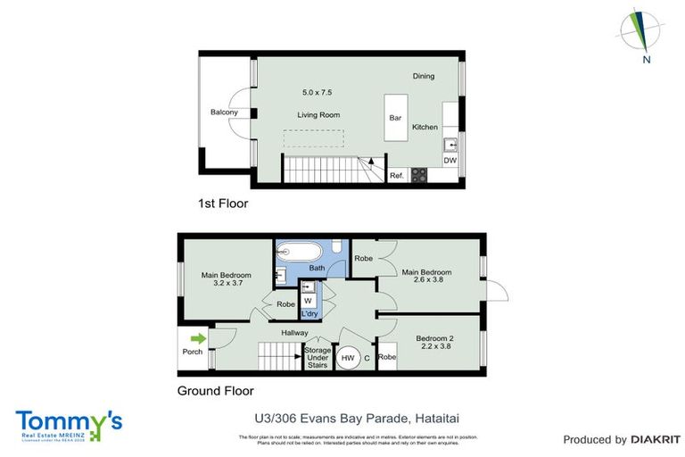 Photo of property in 3/306 Evans Bay Parade, Hataitai, Wellington, 6021