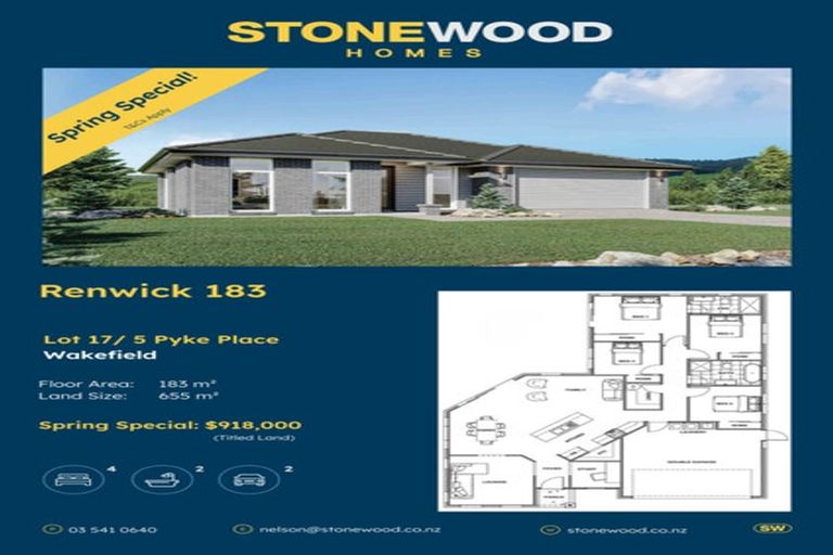 Photo of property in 5 Pyke Place, Wakefield, 7025