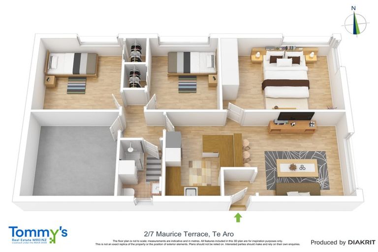 Photo of property in Ambassador Flats, 2/7 Maurice Terrace, Te Aro, Wellington, 6011