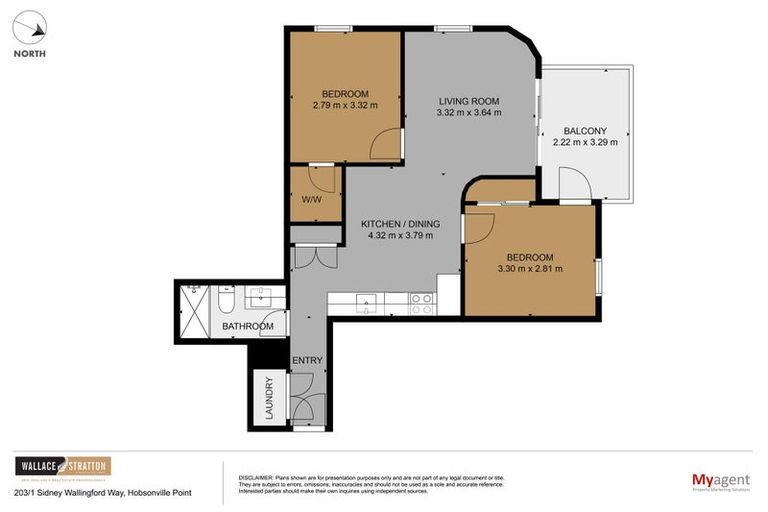 Photo of property in 203/1 Sidney Wallingford Way, Hobsonville, Auckland, 0616