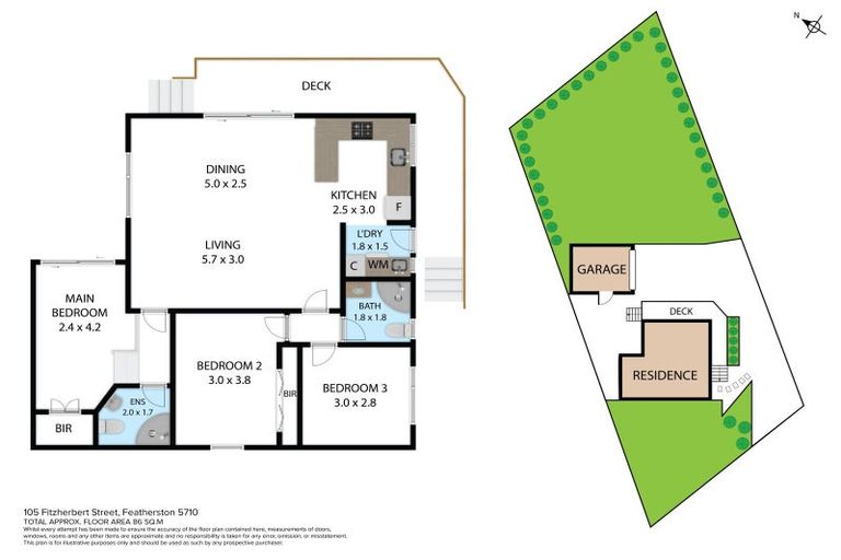 Photo of property in 105 Fitzherbert Street, Featherston, 5710