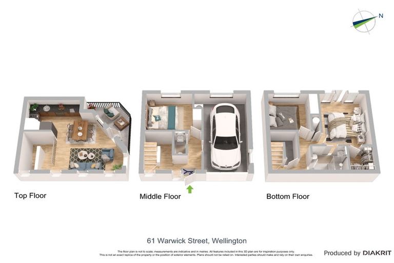 Photo of property in 61 Warwick Street, Wilton, Wellington, 6012