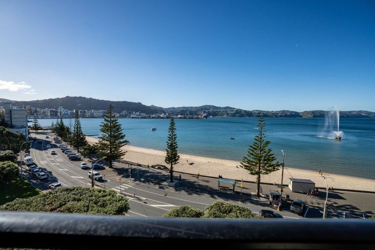 Photo of property in Broadwater Apartments, 214 Oriental Parade, Oriental Bay, Wellington, 6011