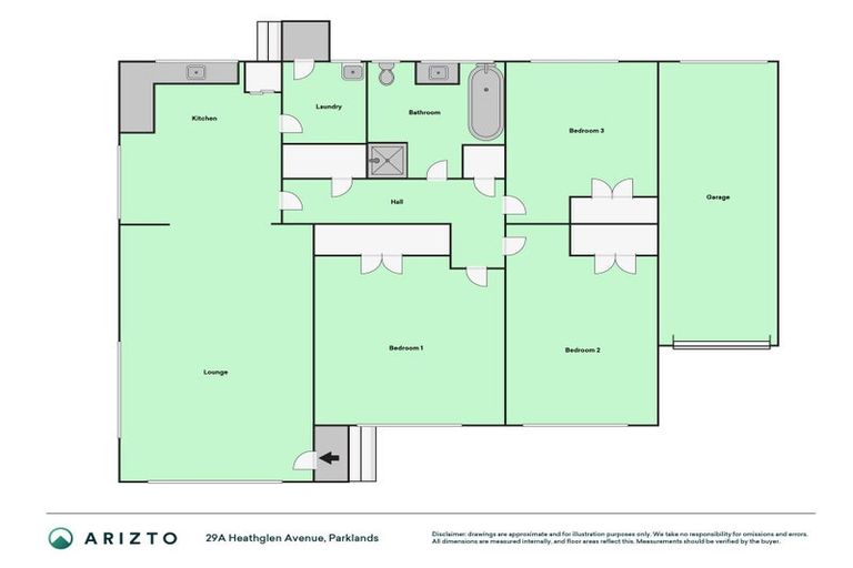 Photo of property in 1/29 Heathglen Avenue, Parklands, Christchurch, 8083