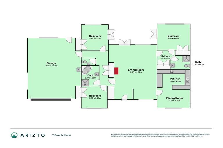 Photo of property in 2 Beech Place, Hawera, 4610