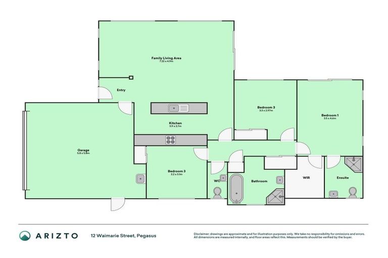 Photo of property in 12 Waimarie Street, Pegasus, 7612