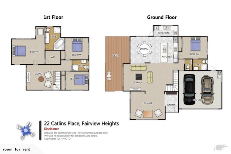 Photo of property in 22 Catlins Place, Fairview Heights, Auckland, 0632