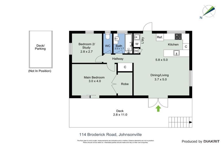 Photo of property in 114 Broderick Road, Johnsonville, Wellington, 6037