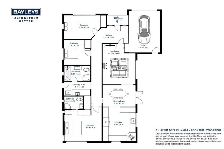 Photo of property in 4 Porritt Street, Saint Johns Hill, Whanganui, 4500