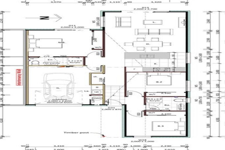 Photo of property in 2 Main North Road, Woodend, 7610