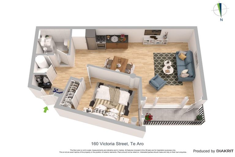 Photo of property in Pinnacle Apartments, W803/160 Victoria Street, Te Aro, Wellington, 6011