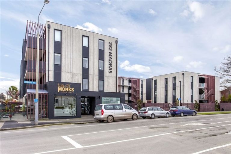 Photo of property in Leicester Executive Apartments, 209/282 Madras Street, Christchurch Central, Christchurch, 8011