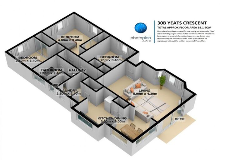 Photo of property in 30b Yeats Crescent, Fairfield, Hamilton, 3214