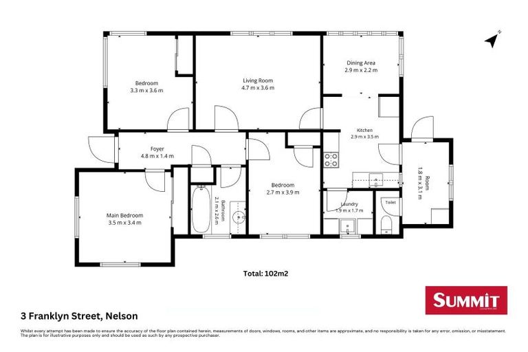 Photo of property in 3 Franklyn Street, Nelson South, Nelson, 7010