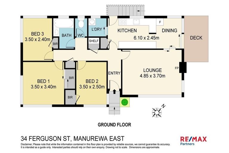 Photo of property in 34 Ferguson Street, Manurewa East, Auckland, 2102