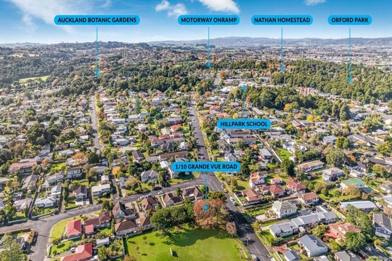 Photo of property in 1/10 Grande Vue Road, Hillpark, Auckland, 2102