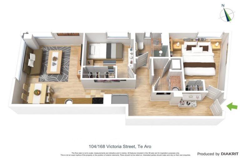 Photo of property in Vsp South, 104/168 Victoria Street, Te Aro, Wellington, 6011