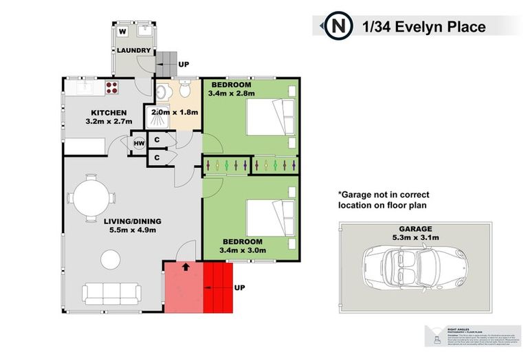 Photo of property in 1/34 Evelyn Place, Hillcrest, Auckland, 0627