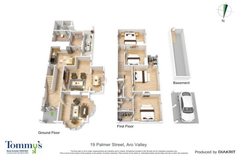 Photo of property in 19 Palmer Street, Aro Valley, Wellington, 6011