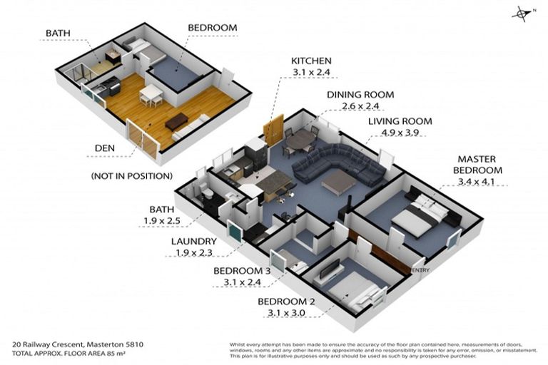 Photo of property in 20 Railway Crescent, Masterton, 5810