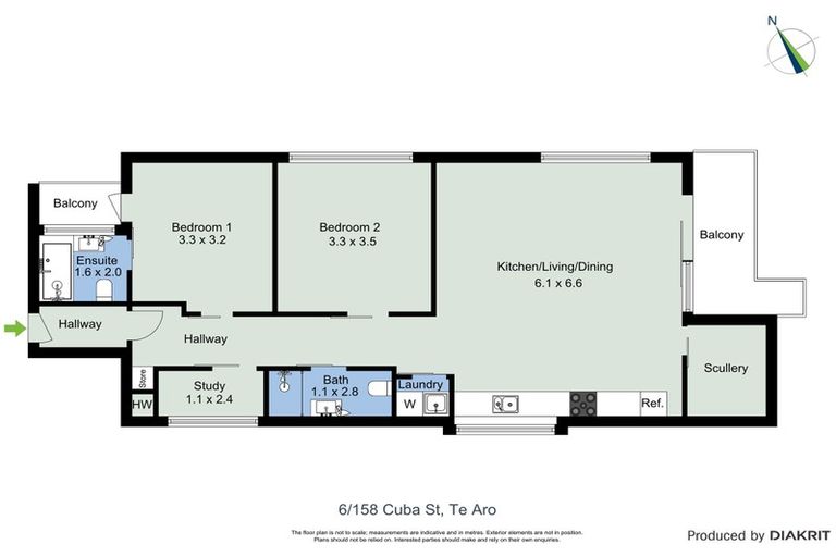 Photo of property in Cubana Apartments, 6/158 Cuba Street, Te Aro, Wellington, 6011