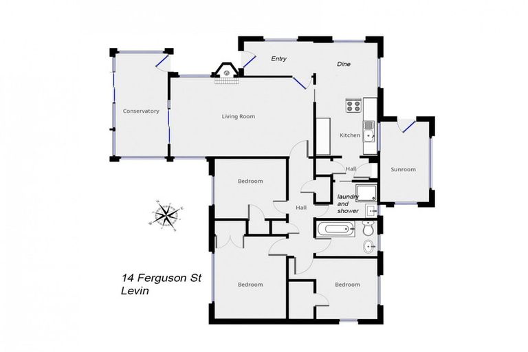 Photo of property in 14 Ferguson Street, Levin, 5510