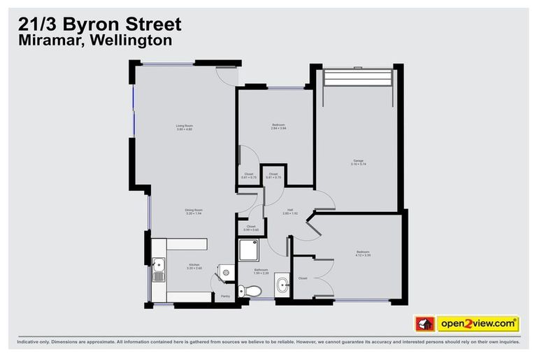 Photo of property in Miramar Villas, 21/3 Byron Street, Miramar, Wellington, 6022