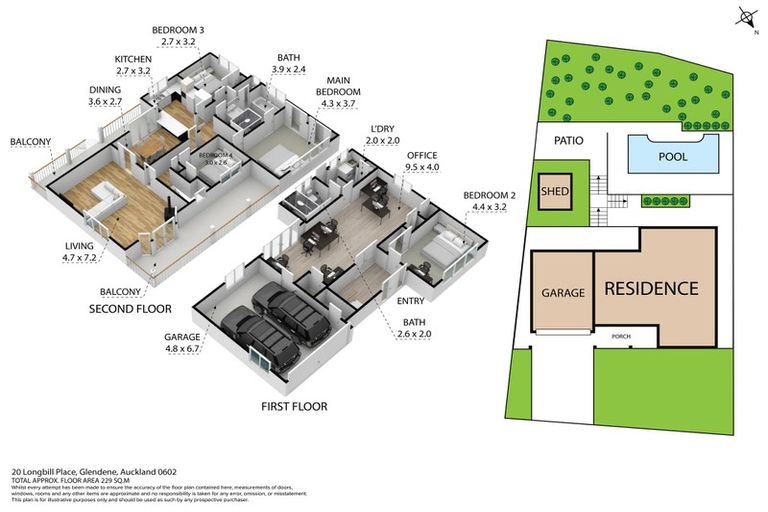 Photo of property in 20 Longbill Place, Glendene, Auckland, 0602