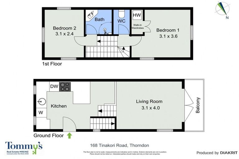 Photo of property in 2/168 Tinakori Road, Thorndon, Wellington, 6011