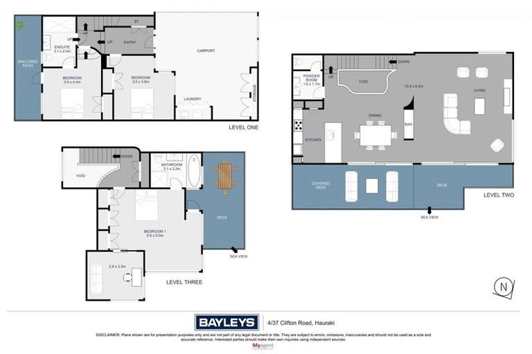 Photo of property in 4/37 Clifton Road, Hauraki, Auckland, 0622