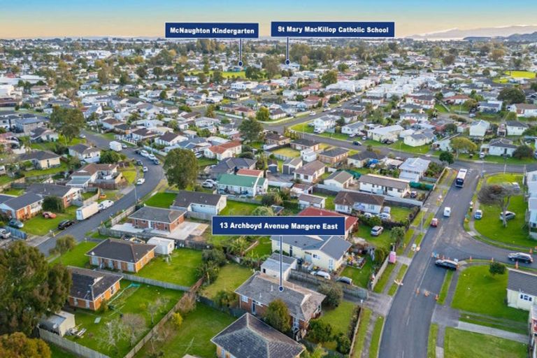 Photo of property in 13 Archboyd Avenue, Mangere East, Auckland, 2024