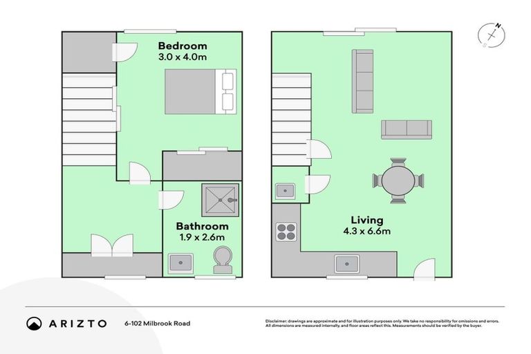 Photo of property in 6/102 Millbrook Road, Sunnyvale, Auckland, 0612