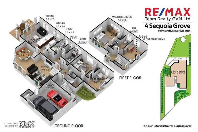 Photo of property in 4 Sequoia Grove, Merrilands, New Plymouth, 4312