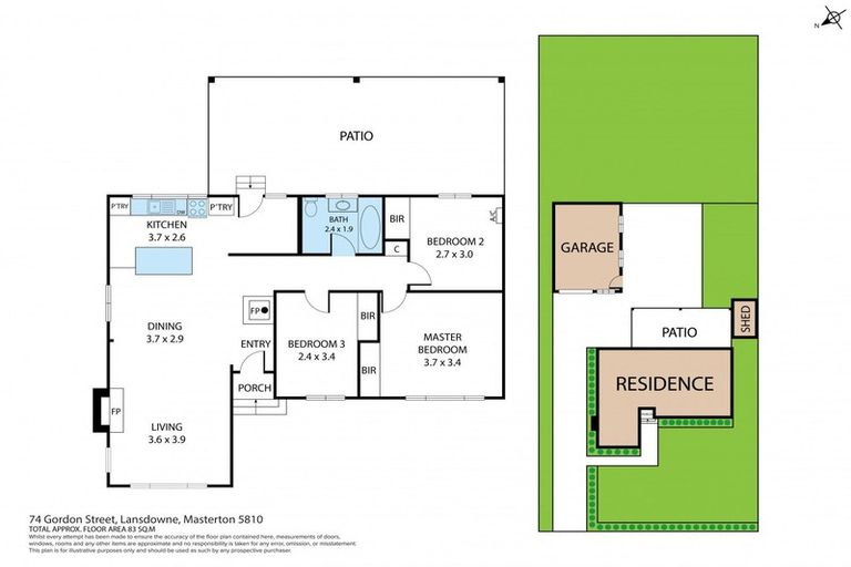 Photo of property in 74 Gordon Street, Lansdowne, Masterton, 5810