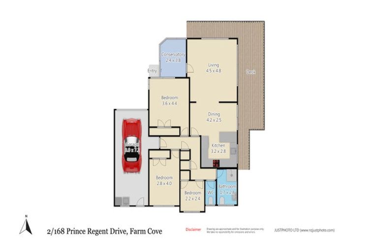 Photo of property in 2/168 Prince Regent Drive, Farm Cove, Auckland, 2012