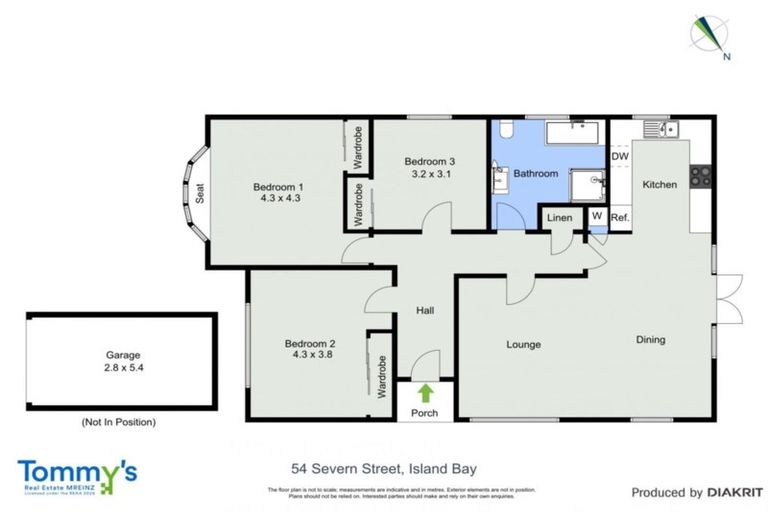 Photo of property in 54 Severn Street, Island Bay, Wellington, 6023