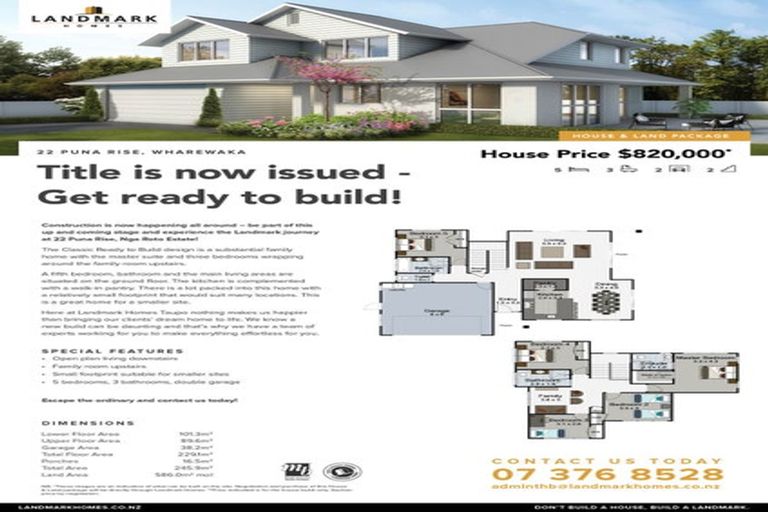 Photo of property in 22 Puna Rise, Wharewaka, Taupo, 3330