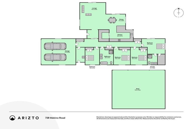 Photo of property in 728 Makino Road, Halcombe, Feilding, 4777