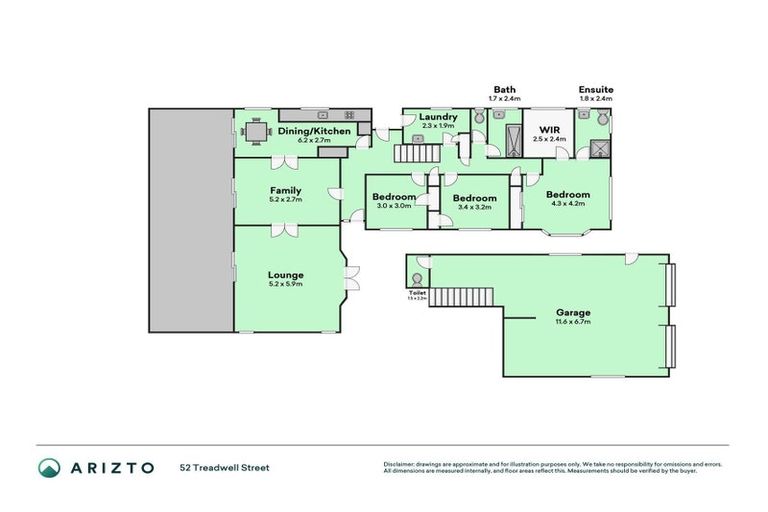 Photo of property in 52 Treadwell Street, Springvale, Whanganui, 4501