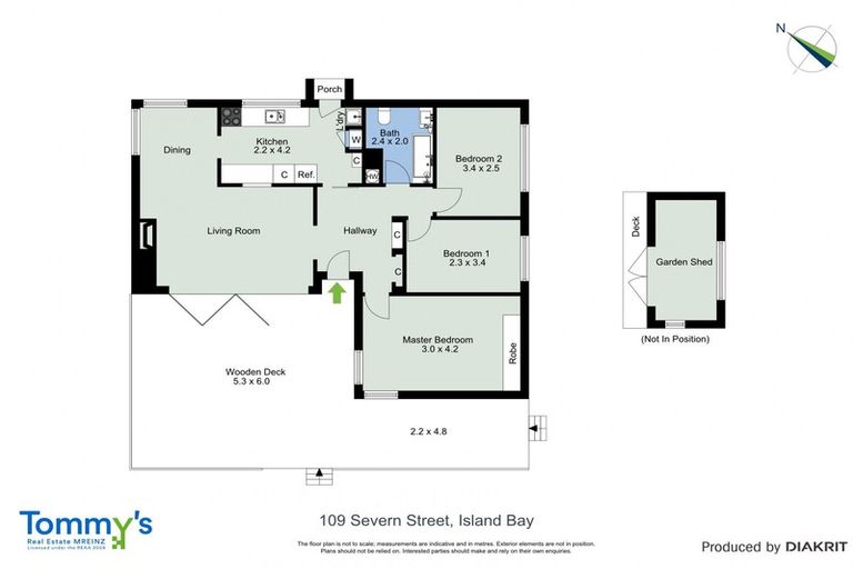 Photo of property in 109 Severn Street, Island Bay, Wellington, 6023