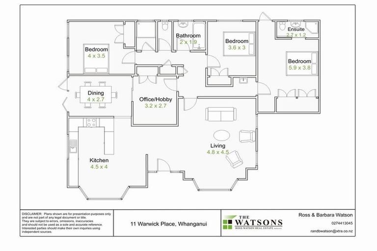 Photo of property in 11 Warwick Place, Springvale, Whanganui, 4501