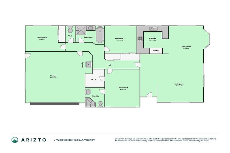 Photo of property in 7 Willowside Place, Amberley, 7410