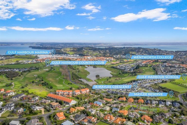 Photo of property in 18 Maylee Crescent, Gulf Harbour, Whangaparaoa, 0930